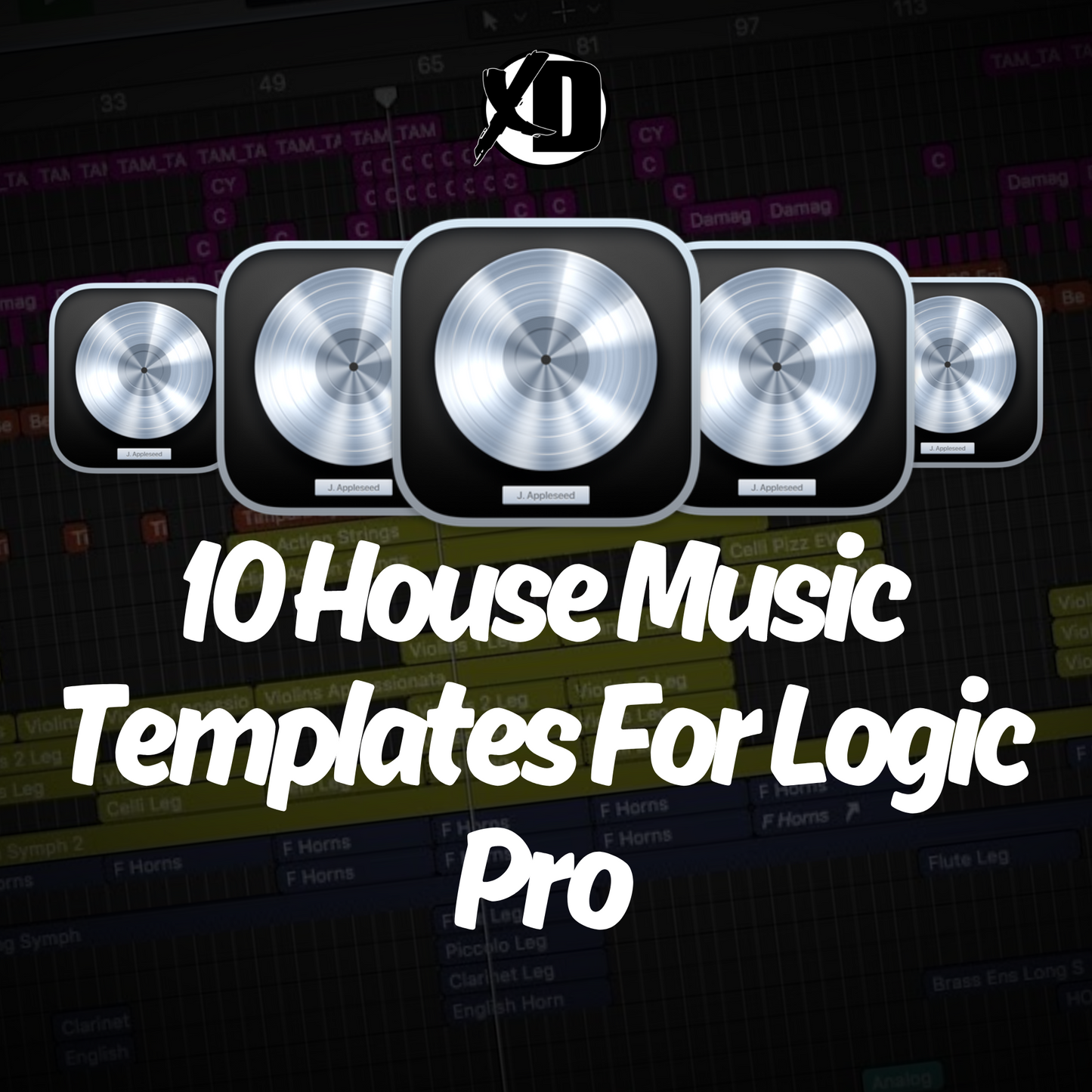 XDizzle All Logic Pro House Music Templates Mega Bundle